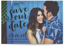 Swirly Save the Date Cards