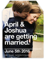 Helvetica Love Save the Date Cards