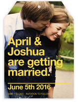 Helvetica Love Save the Date Cards