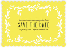 Tropical Vines Save the Date Cards