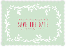 Tropical Vines Save the Date Cards