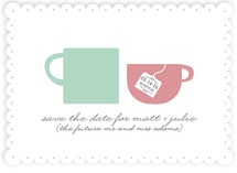 Tea for Two Save the Date Cards