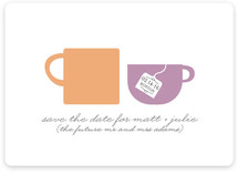 Tea for Two Save the Date Cards