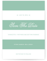 Nautical Nuptial Stripes Save the Date Cards