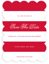 Nautical Nuptial Stripes Save the Date Cards