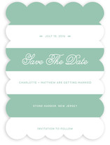 Nautical Nuptial Stripes Save the Date Cards