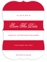 Nautical Nuptial Stripes Save the Date Cards