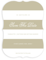 Nautical Nuptial Stripes Save the Date Cards