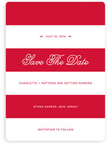 Nautical Nuptial Stripes Save the Date Cards