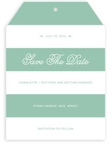 Nautical Nuptial Stripes Save the Date Cards