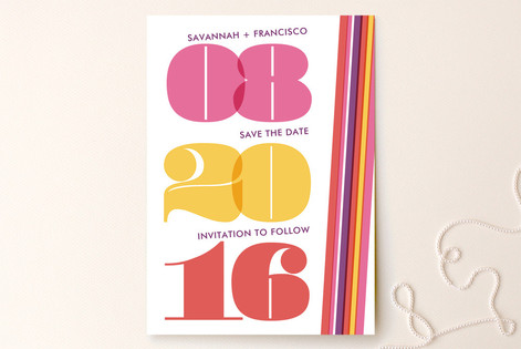1950s Mangold Mojo Save the Date Cards