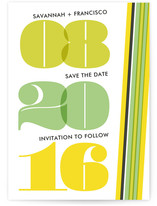 1950s Mangold Mojo Save the Date Cards