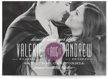 Pop of Color Save the Date Cards