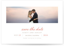 Vanilla Save the Date Cards