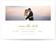 Vanilla Save the Date Cards
