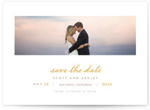 Vanilla Save the Date Cards