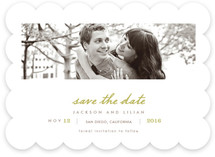 Vanilla Save the Date Cards
