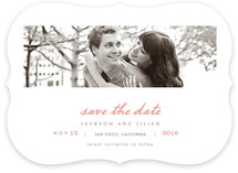 Vanilla Save the Date Cards