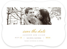 Vanilla Save the Date Cards