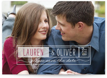 Double Frames Save the Date Cards
