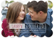 Double Frames Save the Date Cards