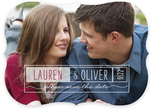 Double Frames Save the Date Cards