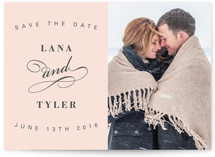Fancy Flourish Save the Date Cards