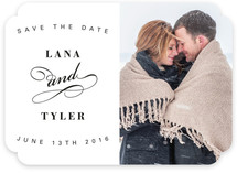 Fancy Flourish Save the Date Cards