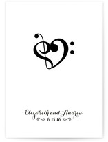 Beautiful Music Save the Date Cards