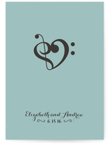 Beautiful Music Save the Date Cards