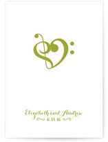 Beautiful Music Save the Date Cards