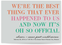 It's Oh So Official Save the Date Cards