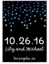 Ombre Confetti Save the Date Cards