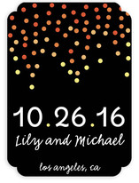 Ombre Confetti Save the Date Cards
