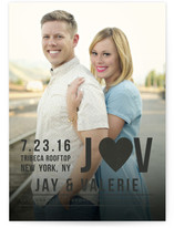Type Stack Save the Date Cards