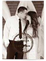 Sparkling Wreath Save the Date Cards