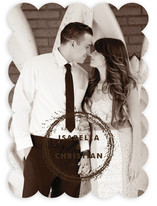 Sparkling Wreath Save the Date Cards