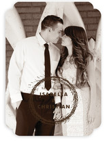 Sparkling Wreath Save the Date Cards