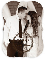 Sparkling Wreath Save the Date Cards