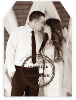 Sparkling Wreath Save the Date Cards