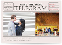 Telegram Save the Date Cards