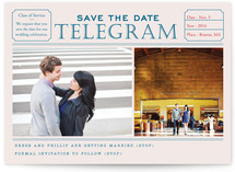 Telegram Save the Date Cards