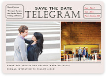 Telegram Save the Date Cards