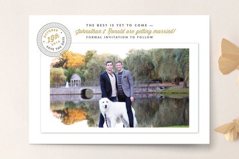 The Best is Yet to Come Save the Date Cards