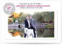The Best is Yet to Come Save the Date Cards
