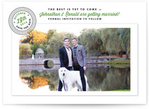 The Best is Yet to Come Save the Date Cards