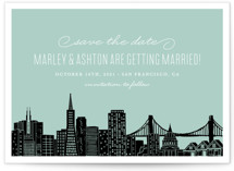 Big City - San Francisco Save the Date Cards