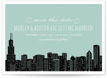 Big City - Chicago Save the Date Cards