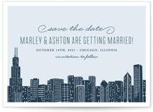 Big City - Chicago Save the Date Cards