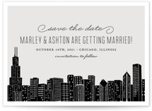 Big City - Chicago Save the Date Cards